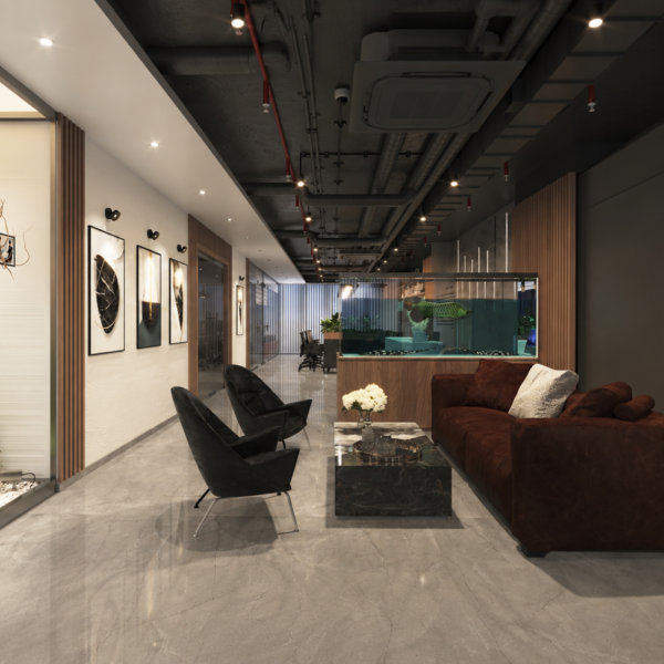 Luxury office waiting area - office interiors waiting area