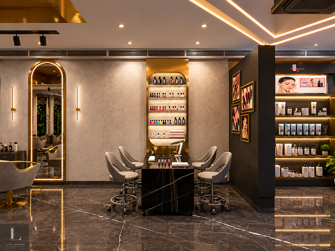 Ultra luxury salon interior designers in Delhi NCR
